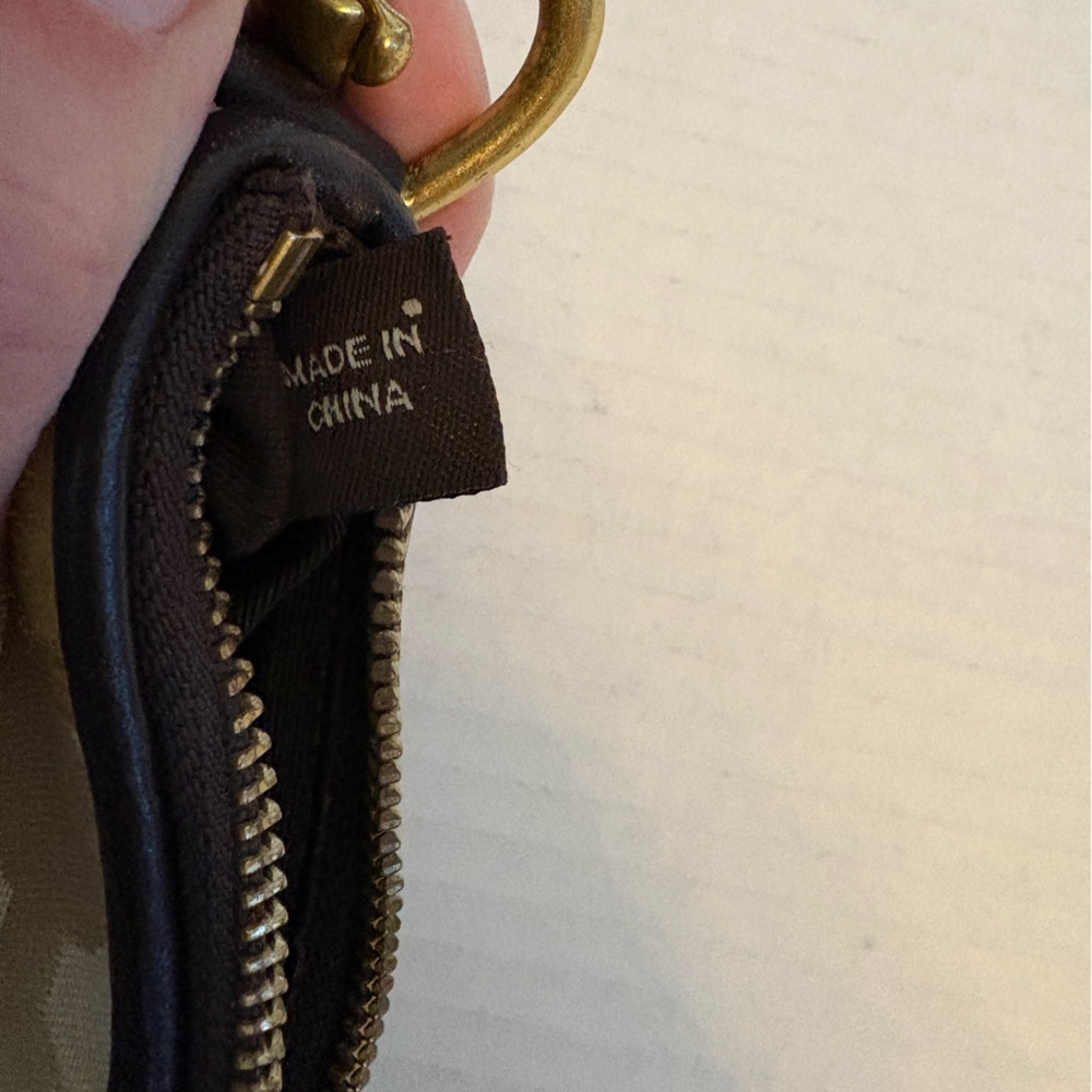 Preloved Coach Gold Metallic Patchwork Crossbody … - image 2